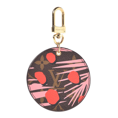 Louis Vuitton Monogram Jungle Dots Bag Charm Key Ring Sugar Pink Poppy 1 of 3
