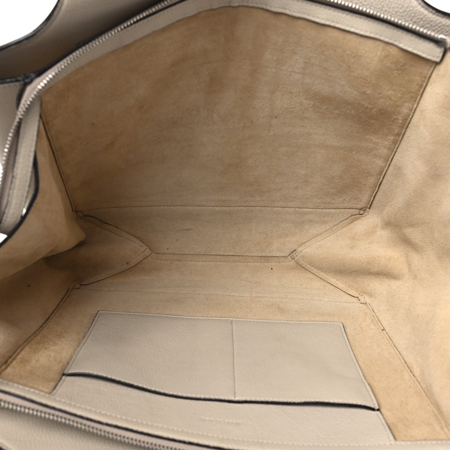 Celine Baby Grained Calfskin Medium Tri-Fold Bag Dune 5 of 8