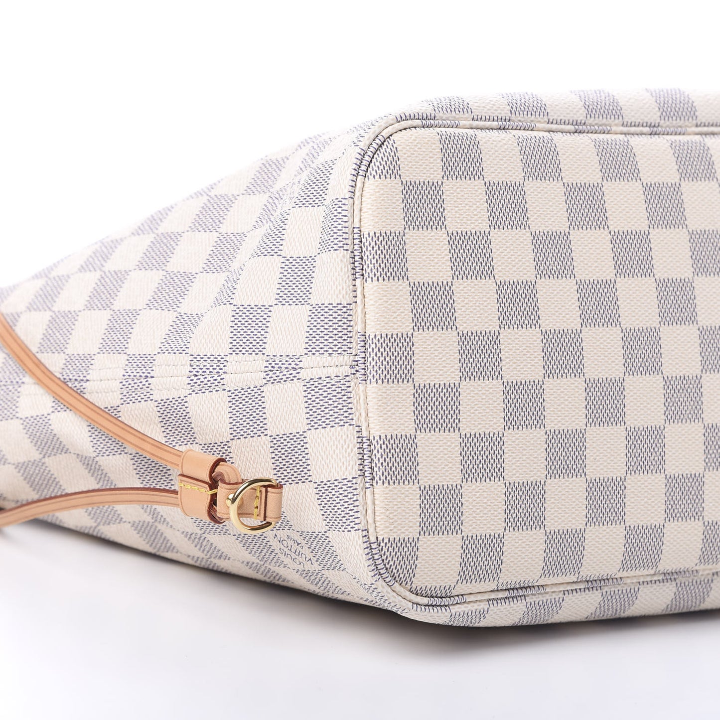 Damier Azur Neo Neverfull MM Rose Ballerine