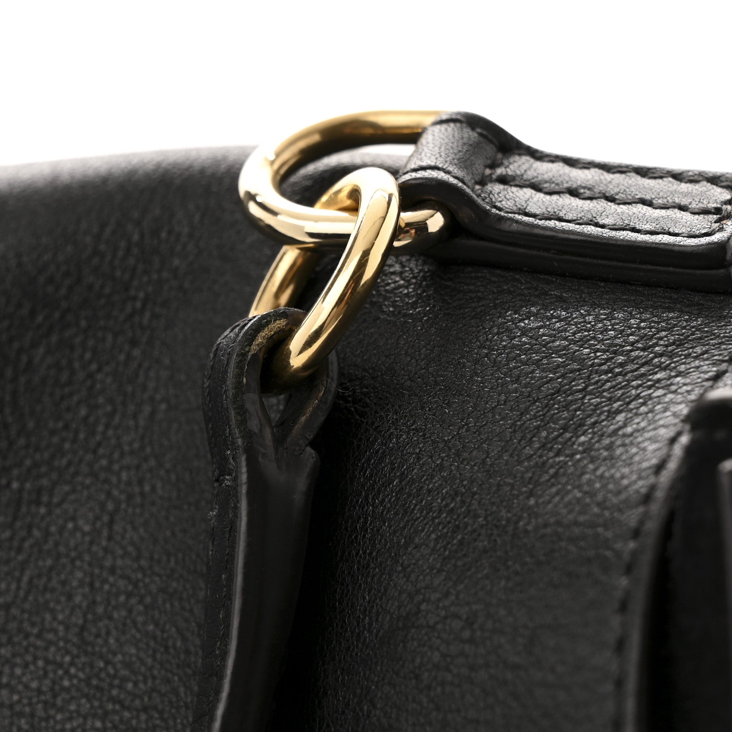 Chloe Calfskin Small Faye Day Shoulder Bag Black 15 of 18