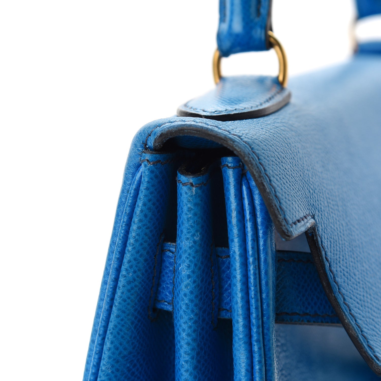 Hermes Courchevel Kelly Retourne 32 Bleu France 15 of 18