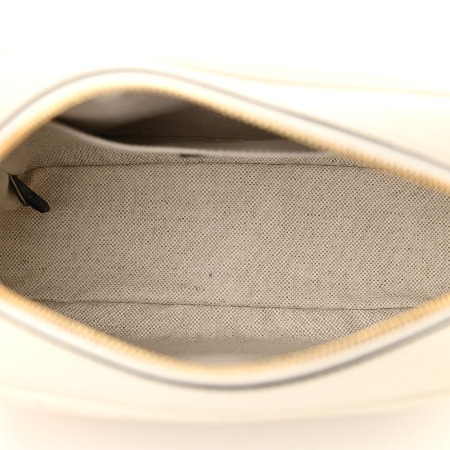 Sakai Be Green Calfskin Diagonal Stitched Small Blondie Shoulder Bag Mystic White