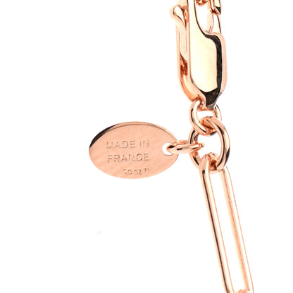 Hermes Permabrass Curiosite Long Necklace Rose Gold 6 of 8