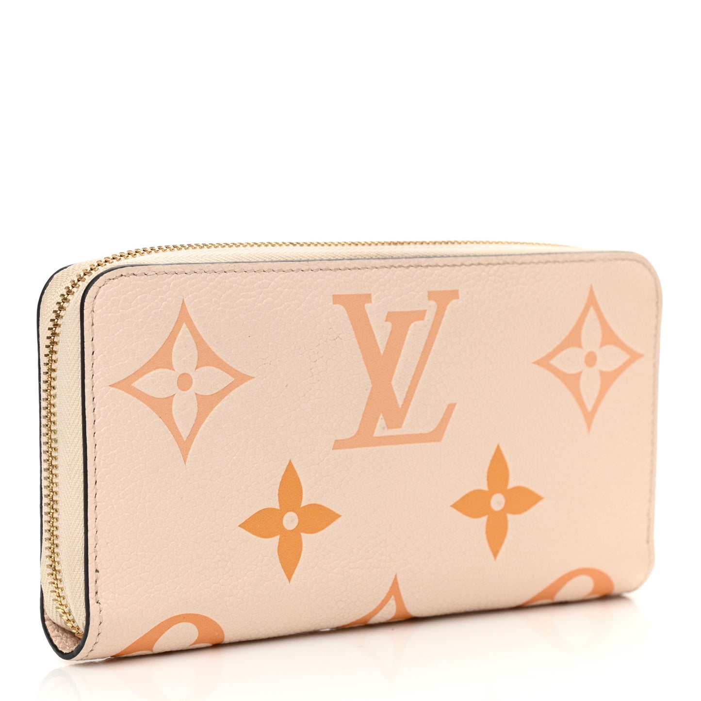 Empreinte Monogram Giant By The Pool Zippy Wallet Cream Saffron