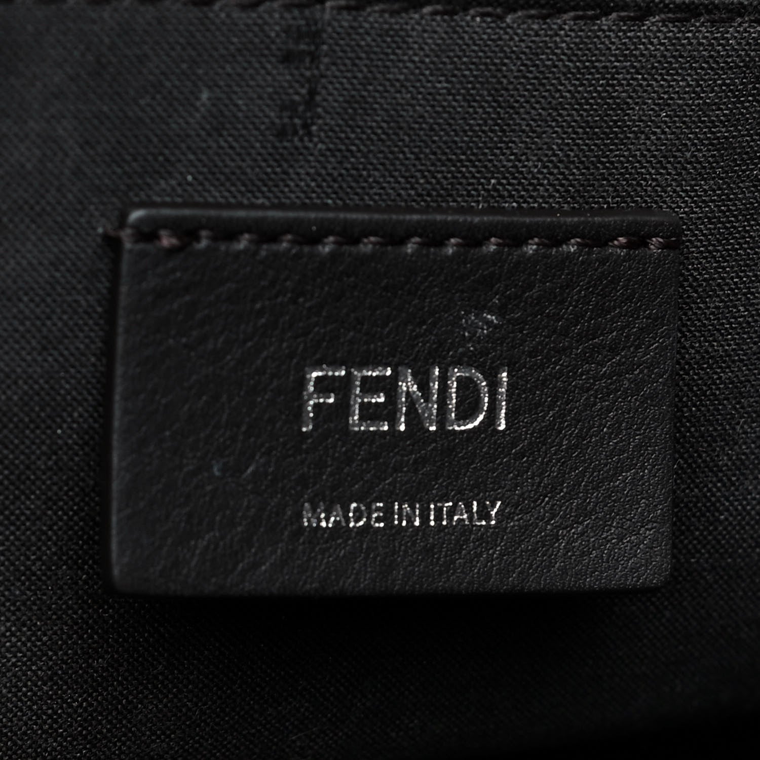 Fendi Vitello King Logo Embossed Medium By The Way Boston Bag Clementine 7 of 13