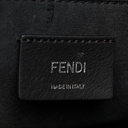 Fendi Vitello King Logo Embossed Medium By The Way Boston Bag Clementine 7 of 13