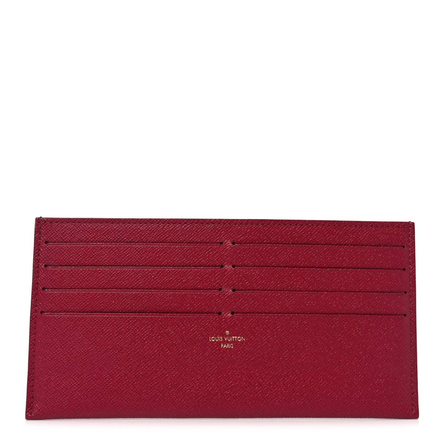 Calfskin Felicie Card Holder Insert Fuchsia