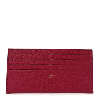 Louis Vuitton Calfskin Felicie Card Holder Insert Fuchsia 1 of 6