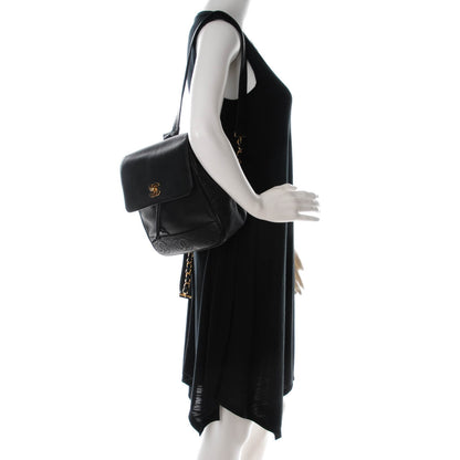 Chanel Caviar CC Backpack Black 2 of 7