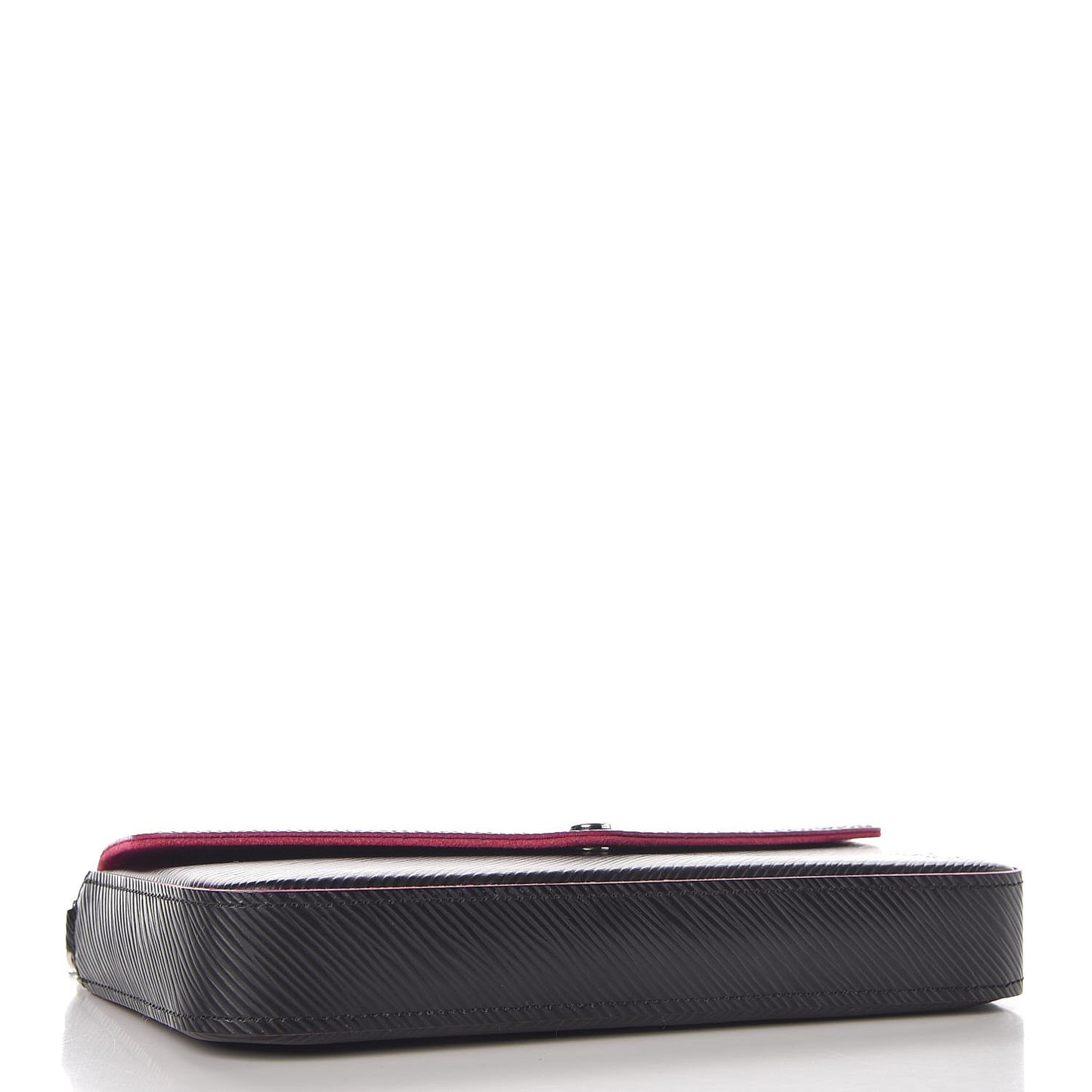 Epi Pochette Felicie Black Hot Pink