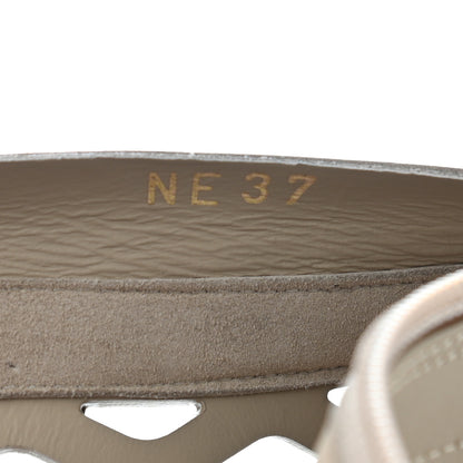 Christian Dior Calfskin D-Trap Sandals 37 Corde 8 of 8