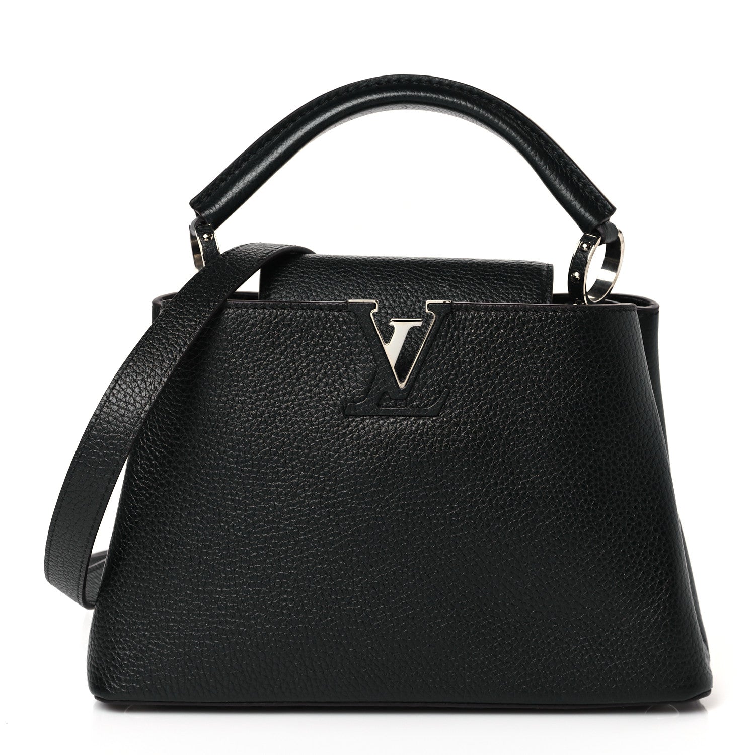 Louis Vuitton Taurillon Capucines BB Black 1 of 8