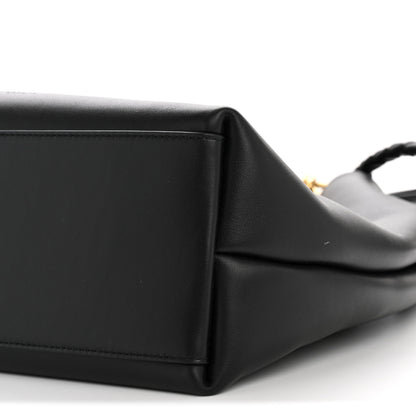 Bottega Veneta Silky Calfskin Small Andiamo Bucket Bag Black 10 of 12