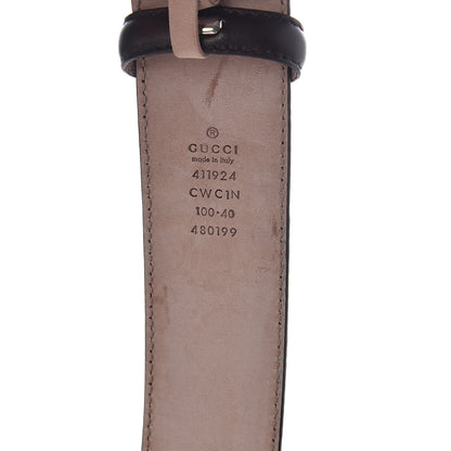 Gucci Guccissima Signature Interlocking G 40mm Belt 100 40 Cocoa 4 of 6