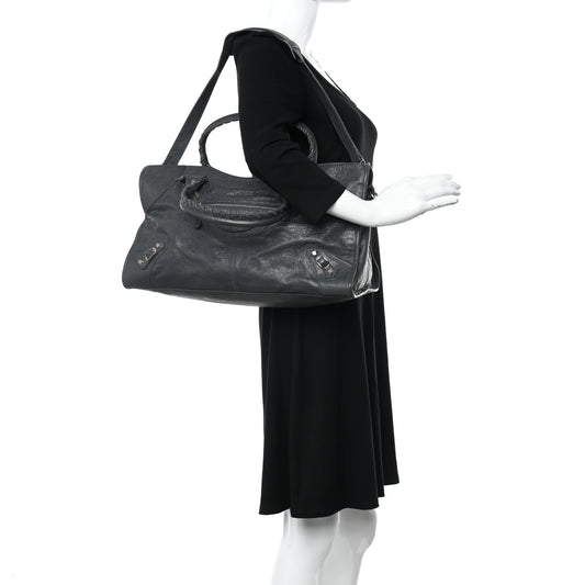 Agneau Giant 12 Silver Hardware Part Time Anthracite