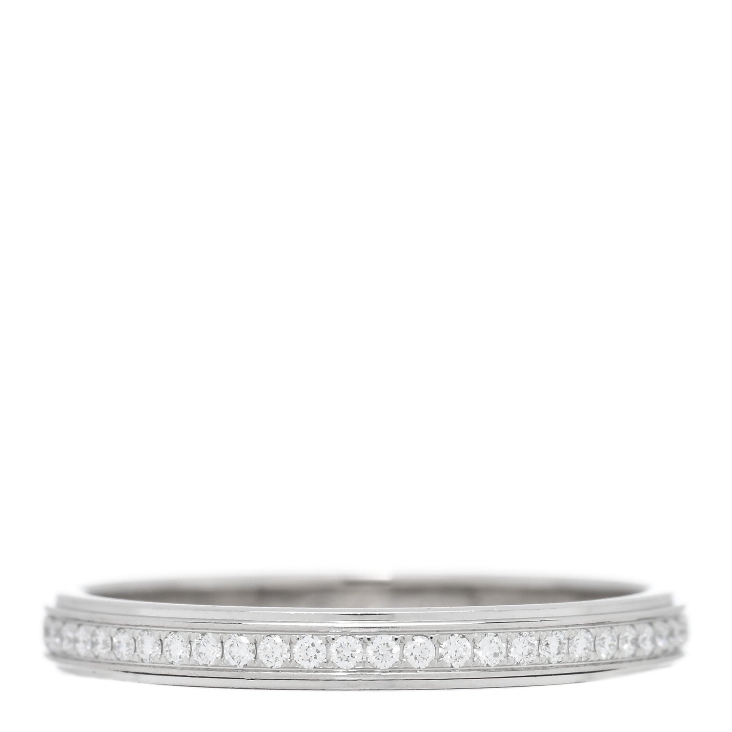 Cartier Platinum Diamond 2.3mm D'Amour Wedding Band Ring 50 5.25 1 of 4