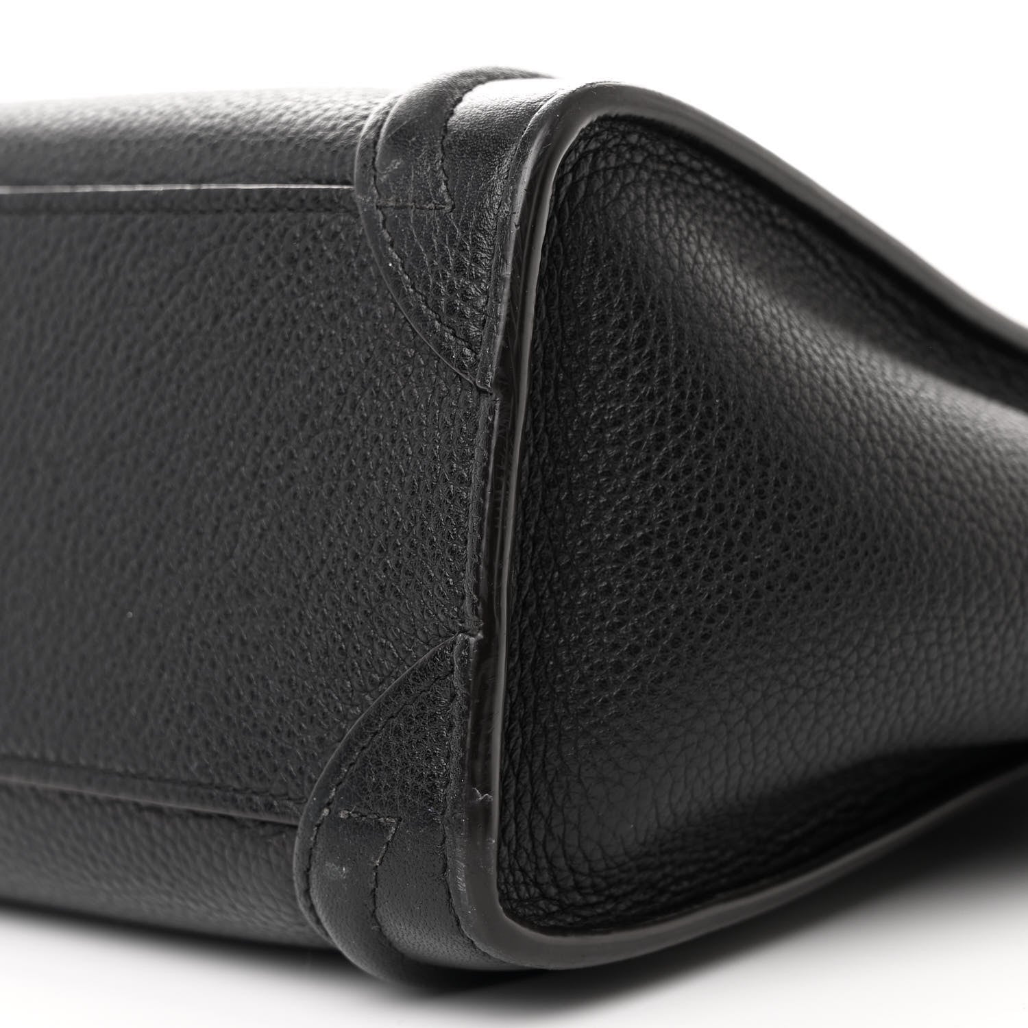 Celine Drummed Calfskin Nano Luggage Black 11 of 13