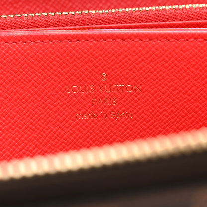 Louis Vuitton Damier Ebene 2016 Christmas Animation Zippy Wallet Rouge 6 of 7