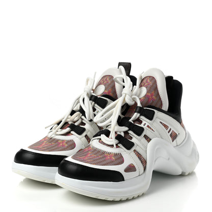 Louis Vuitton Calfskin Nylon LV Pop Archlight Sneaker 38 Rose 3 of 8