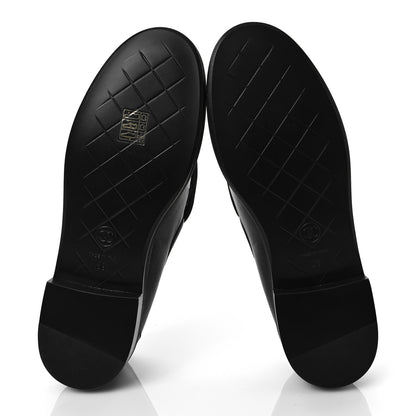 Chanel Lambskin Quilted CC Turnlock Loafers 39 Black 5 of 7