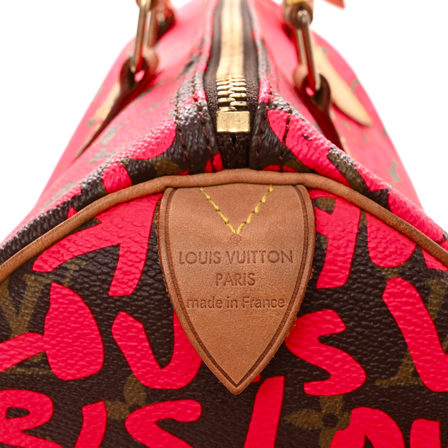 Louis Vuitton Monogram Graffiti Speedy 30 Fuchsia 6 of 12