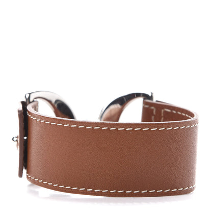 Hermes Barenia Pavane Cuff M Fauve 3 of 4