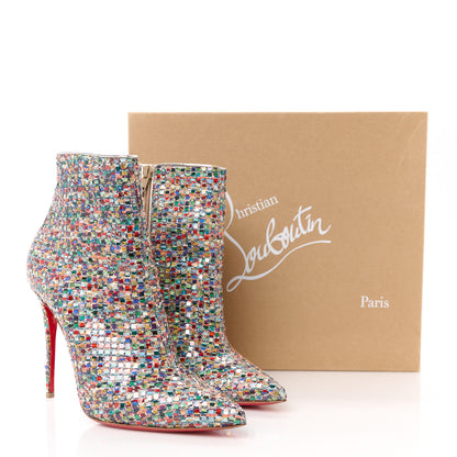 Christian Louboutin Tressage Vitraux So Kate Booty 100 Ankle Boots 38.5 Multicolor 10 of 10