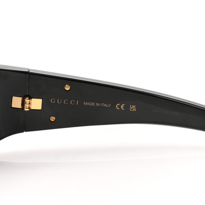 Gucci Acetate Oval Sunglasses GG1247S Black 5 of 7