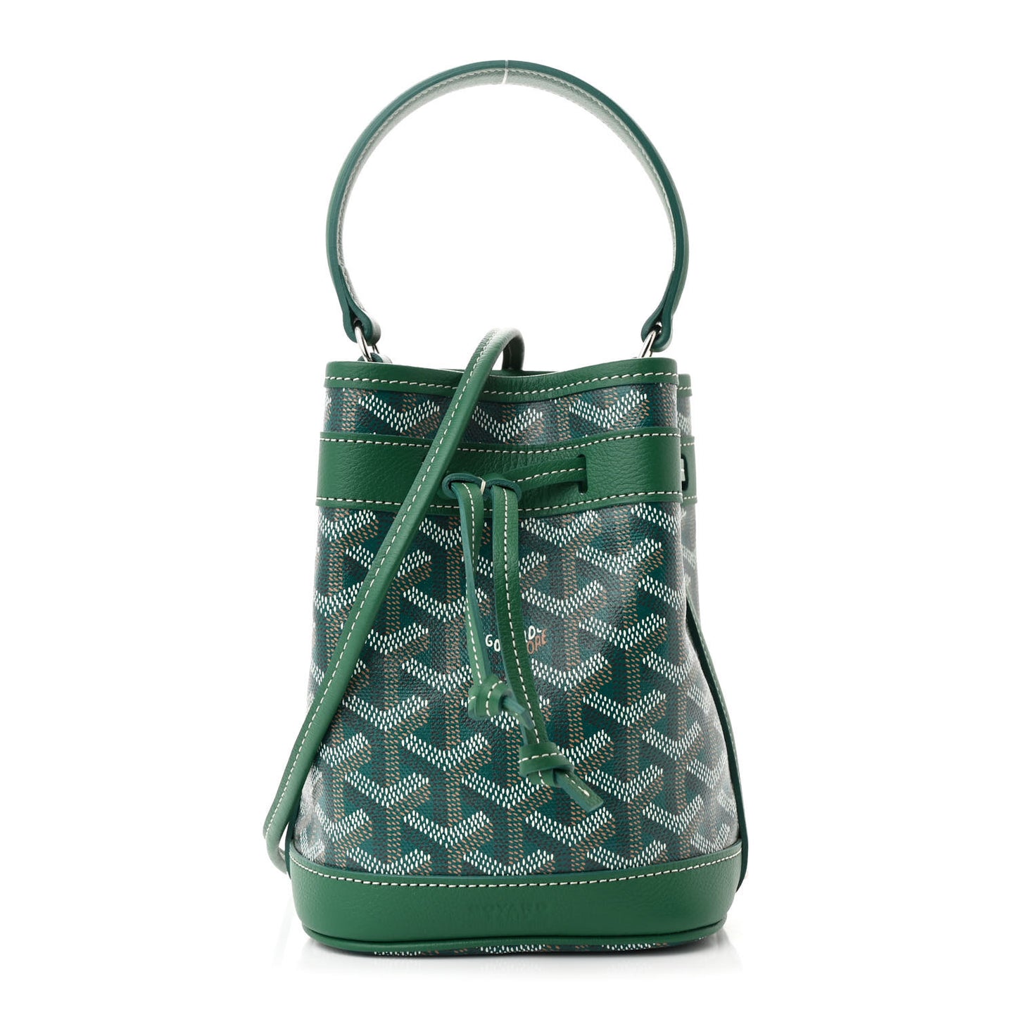 Goyardine Petit Flot Mini Bucket Bag Green