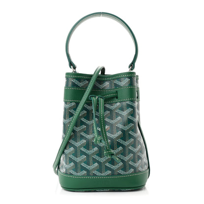Goyard Goyardine Petit Flot Mini Bucket Bag Green 1 of 10