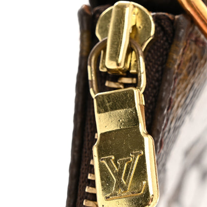 Louis Vuitton Monogram Graffiti Pochette Accessories Silver 29 of 34
