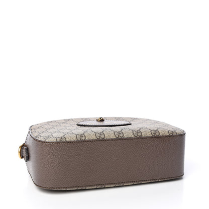 Gucci GG Supreme Monogram Web Neo Vintage Shoulder Bag Beige New Acero Crop 3 of 9