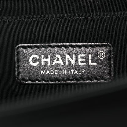 Chanel Lambskin Quilted Medium Boy Flap Black 7 of 12