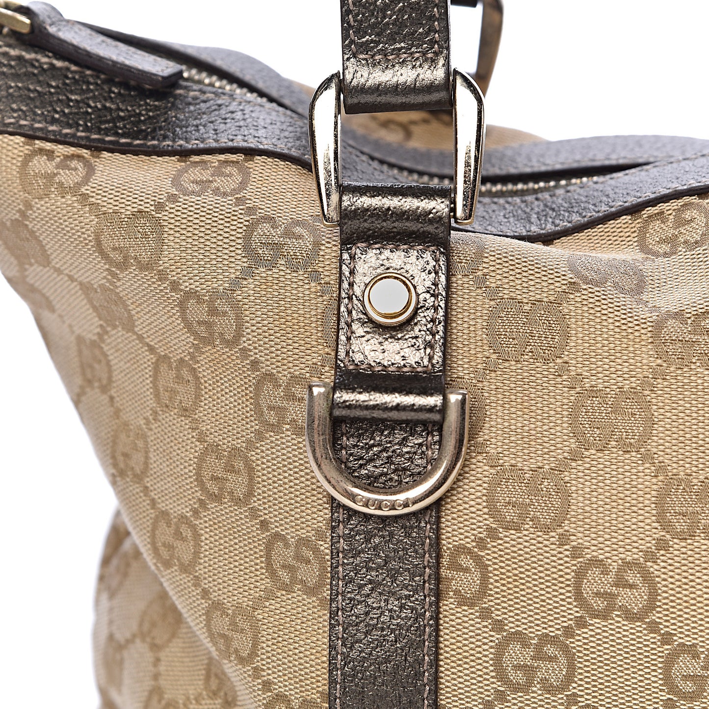 Monogram Medium Abbey Tote Brown
