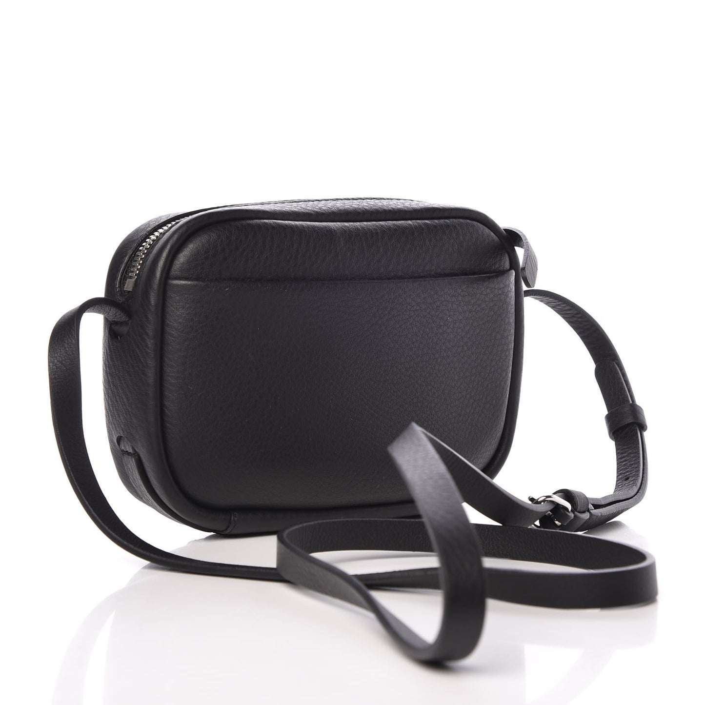 Calfskin Everyday Kittens Camera Bag Black