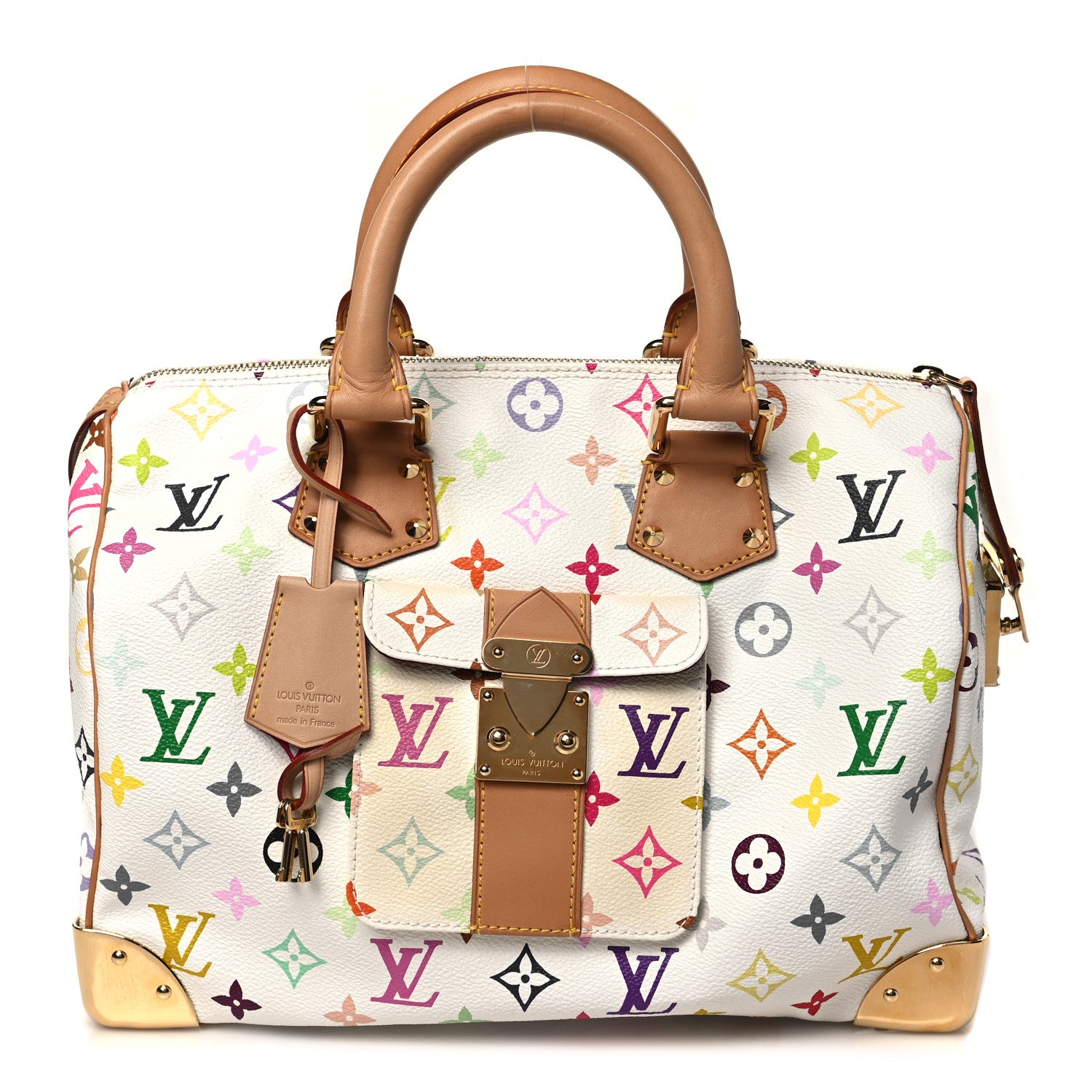 Louis Vuitton Monogram Multicolor Speedy 30 White 1 of 9