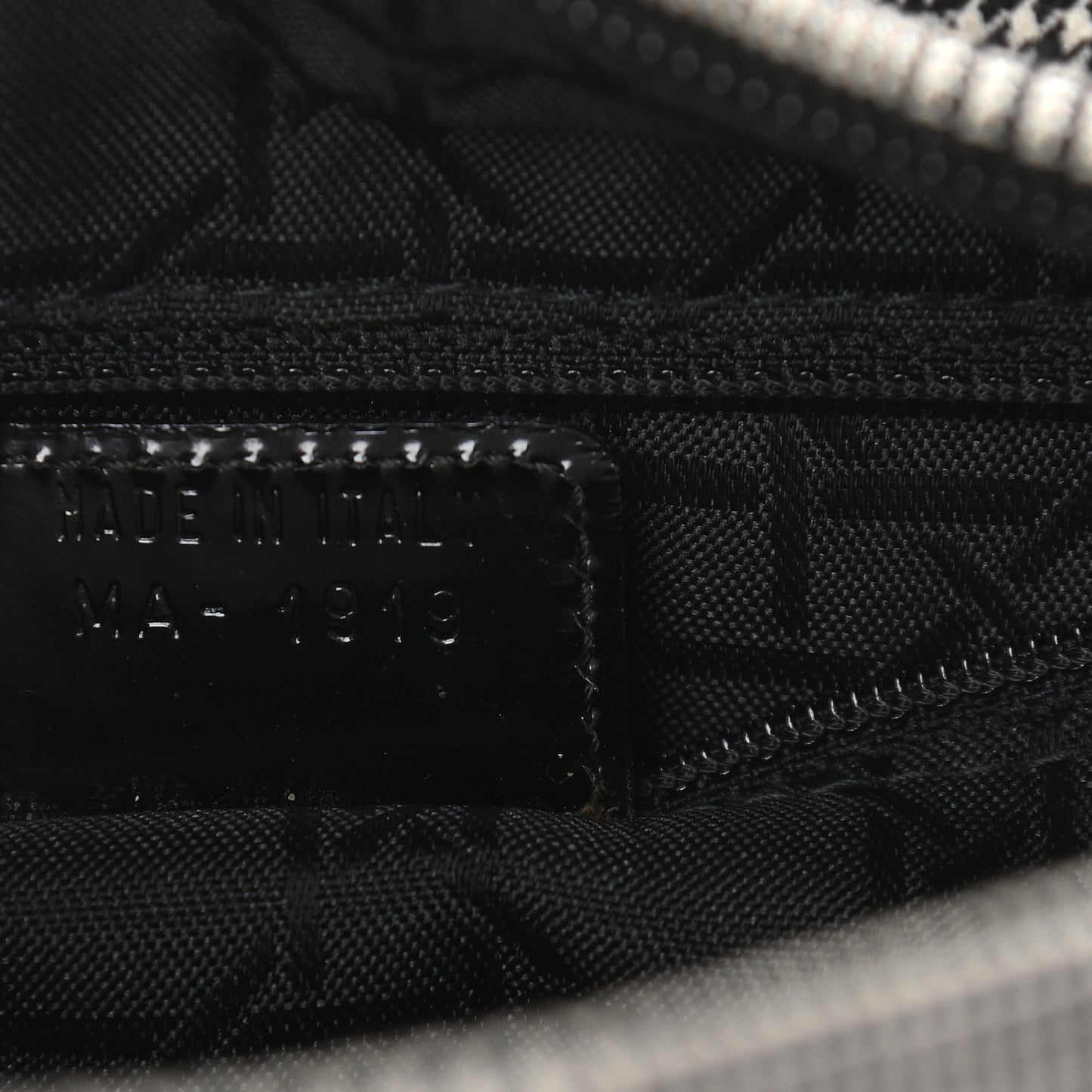 Patent Canvas Medium Lady Dior Black