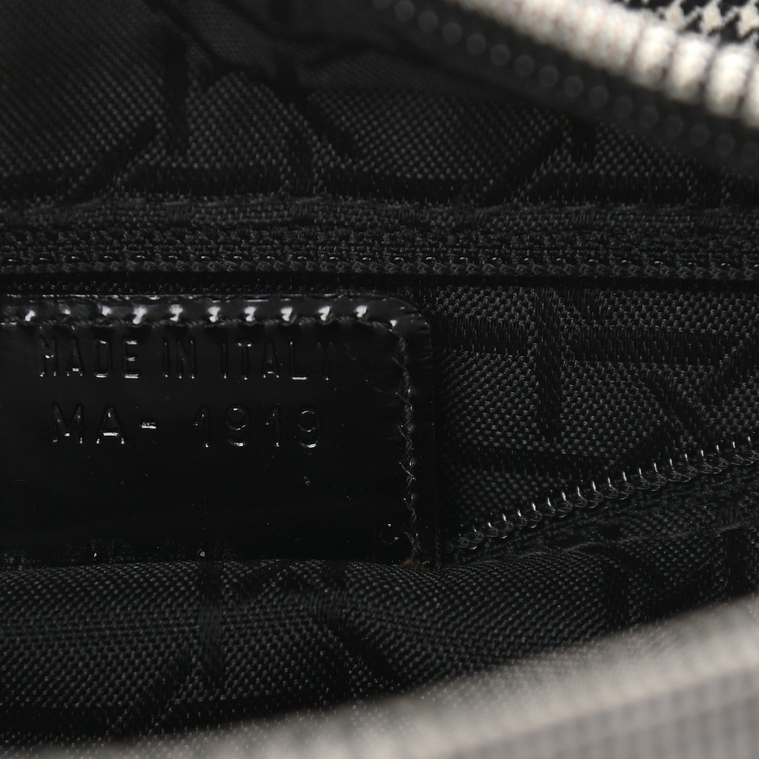 Christian Dior Patent Canvas Medium Lady Dior Black 7 of 9