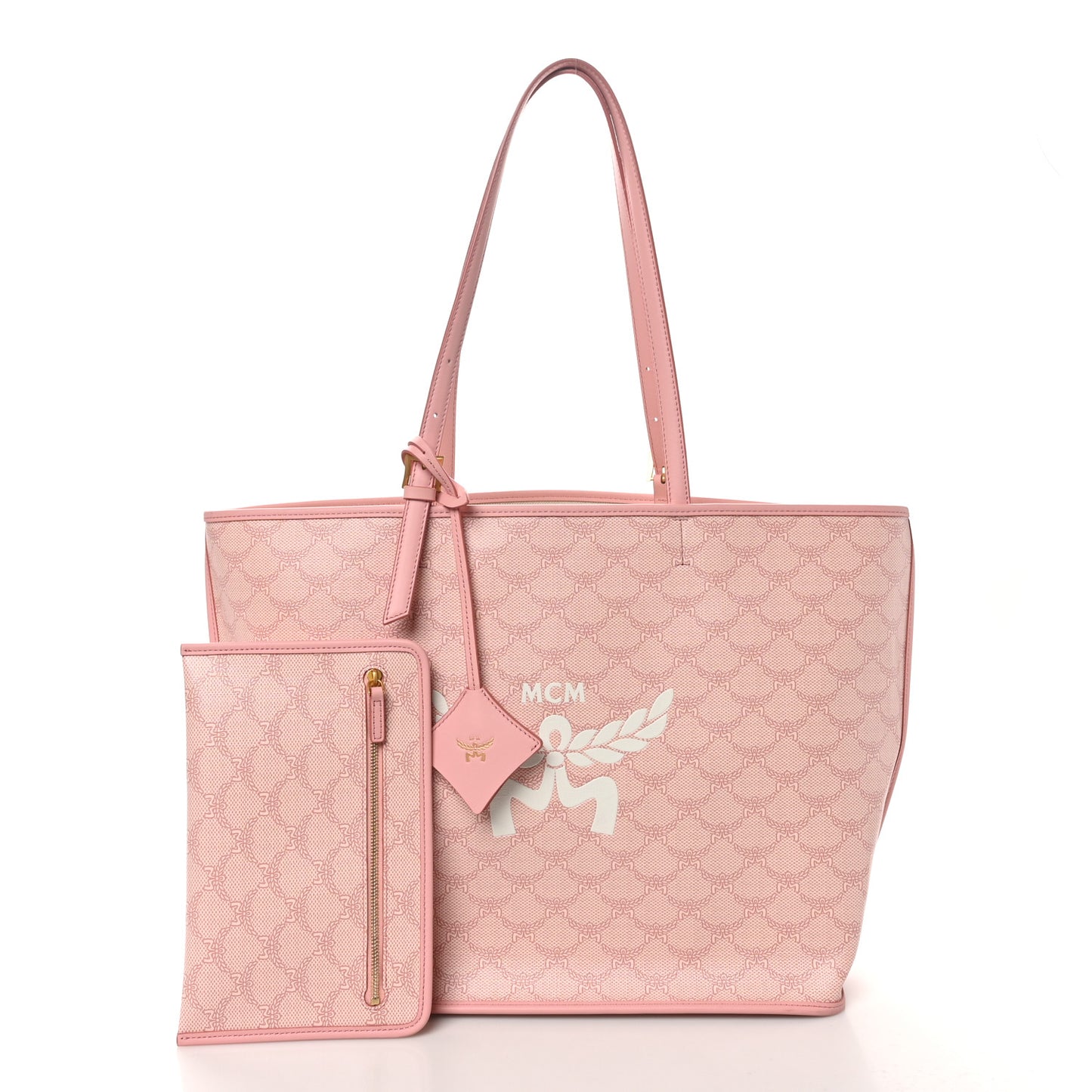 Lauretos Nappa Medium Himmel Shopper Tote Pink