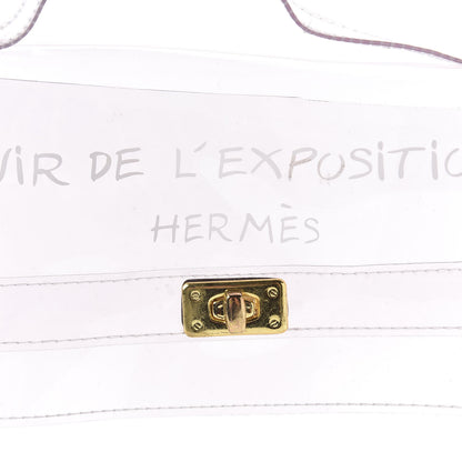 Hermes Vinyl Souvenir De L'Exposition Kelly Transparent 9 of 11