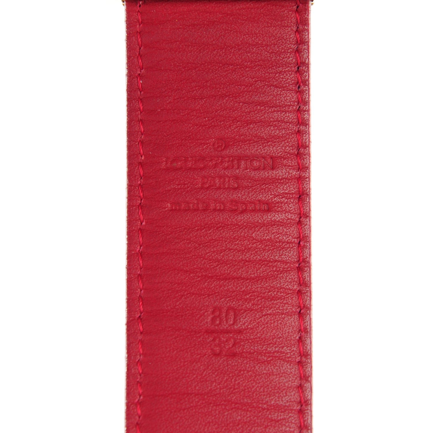 Louis Vuitton Monogram Multicolor LV Cut Reversible Belt 80 32 White Grenade 5 of 8