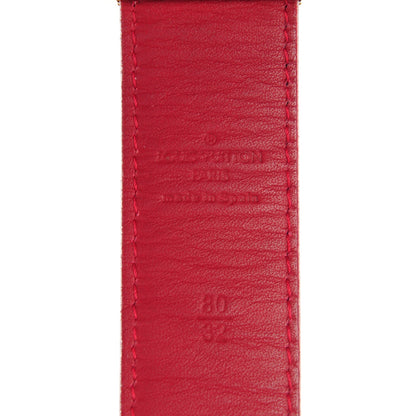 Louis Vuitton Monogram Multicolor LV Cut Reversible Belt 80 32 White Grenade 5 of 8