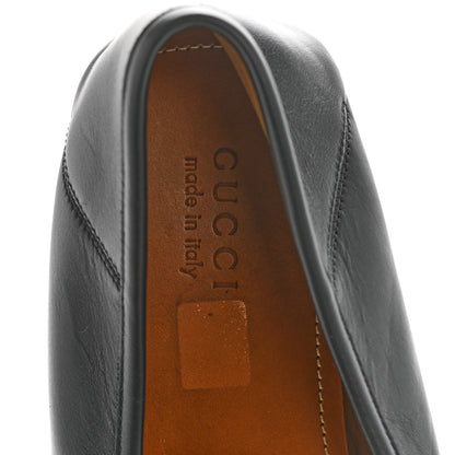 Gucci Velvety Calfskin Web Mens Noel Driver Loafers 12.5 Blue 7 of 12