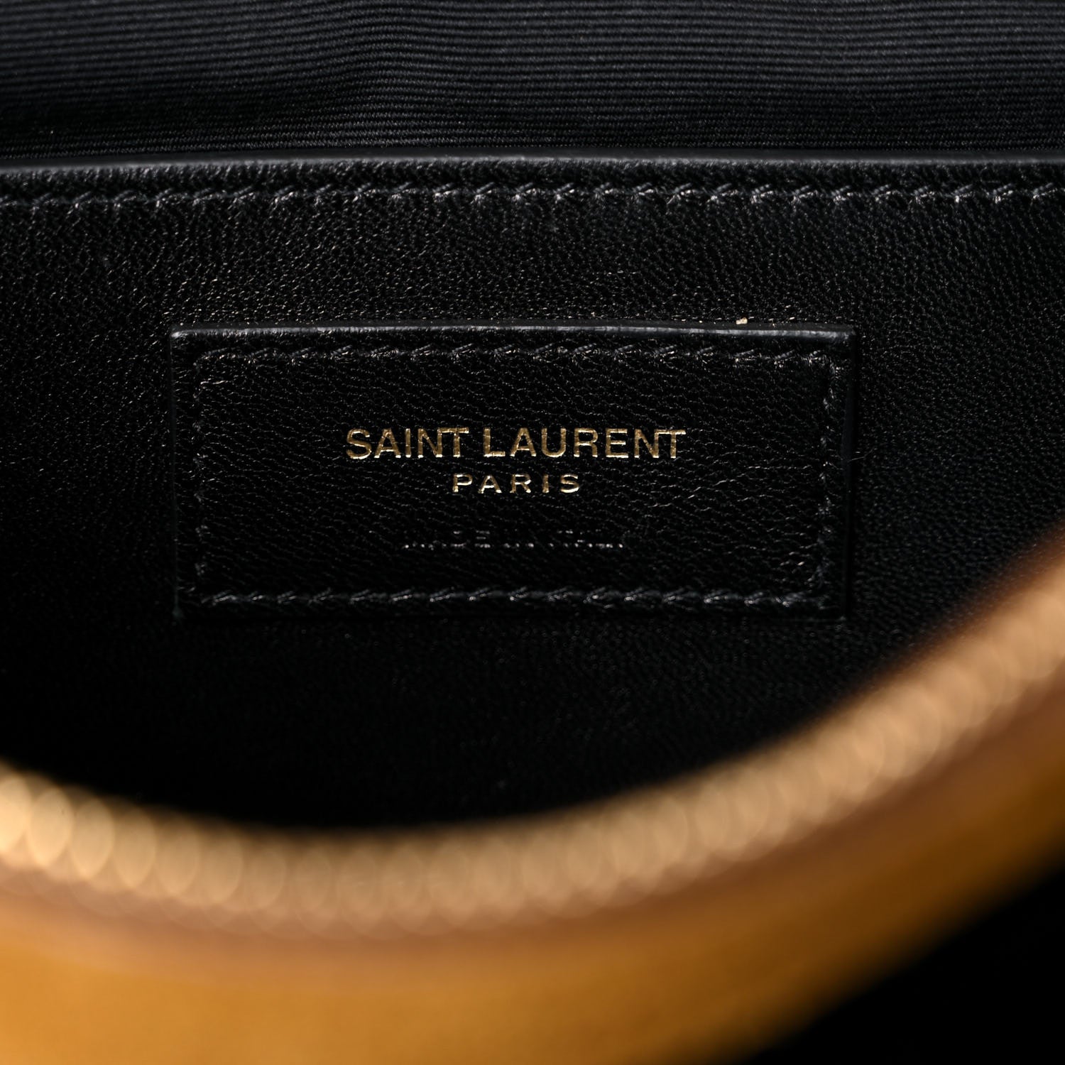 Saint Laurent Suede Mixed Matelasse Tri-Quilt Large Monogram Envelope Satchel Brown 9 of 25