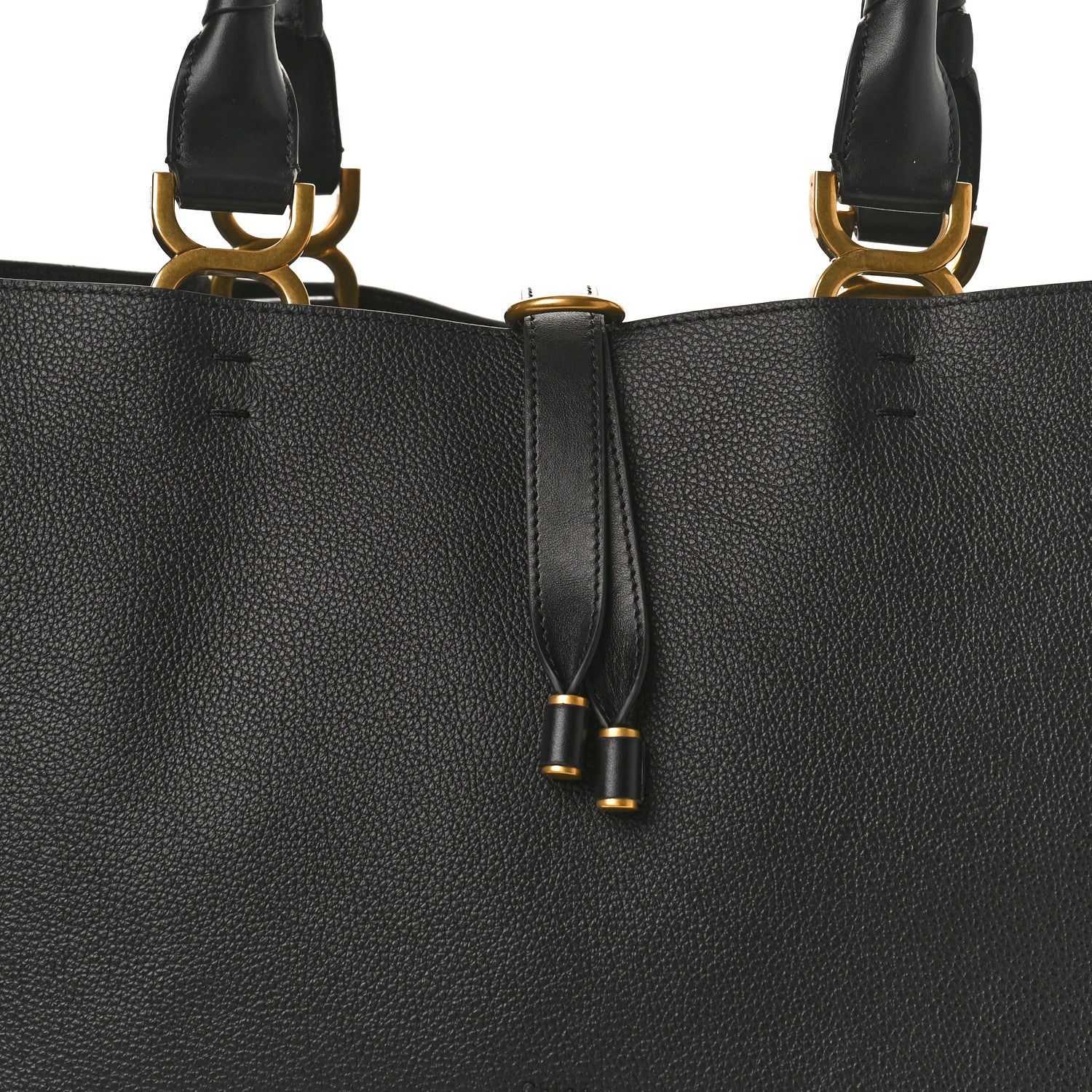 Chloe Calfskin Small Marcie Tote Black 5 of 9