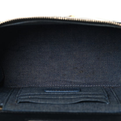 Chanel Lambskin Resin Elegant Chain Small Vanity Case Black 5 of 11