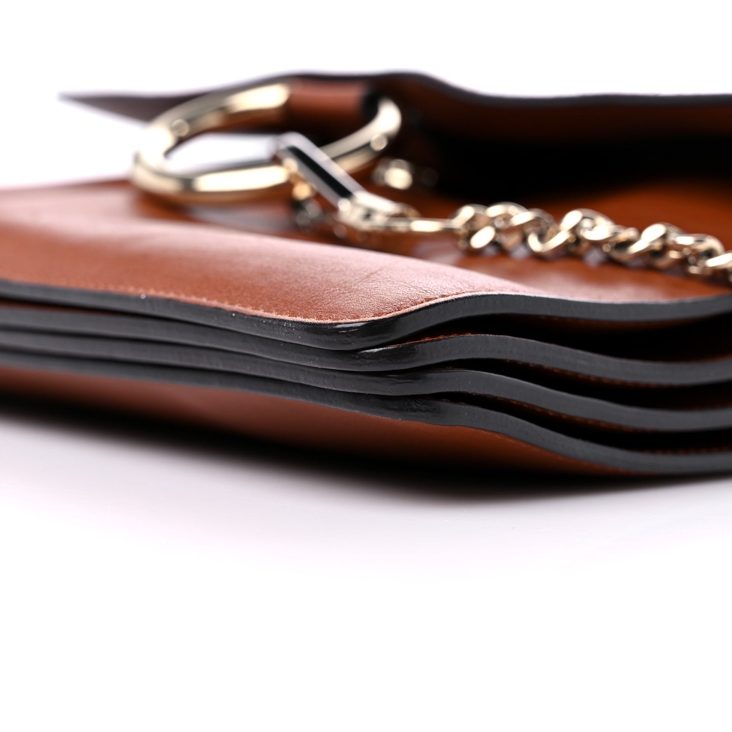 Suede Calfskin Medium Faye Shoulder Bag Tobacco