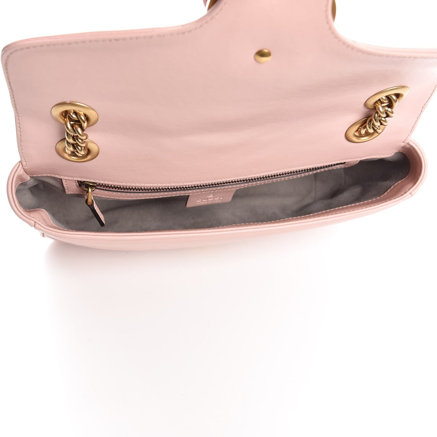 Calfskin Matelasse Small GG Marmont Shoulder Bag Perfect Pink