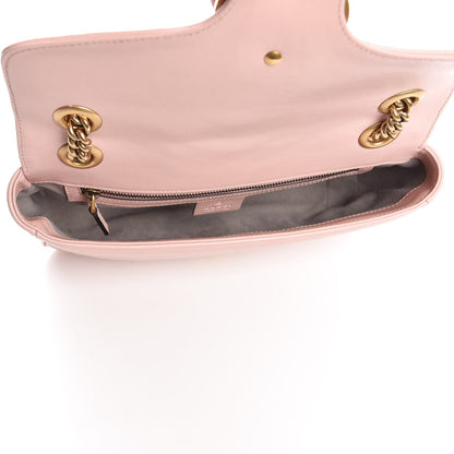 Gucci Calfskin Matelasse Small GG Marmont Shoulder Bag Perfect Pink 5 of 7