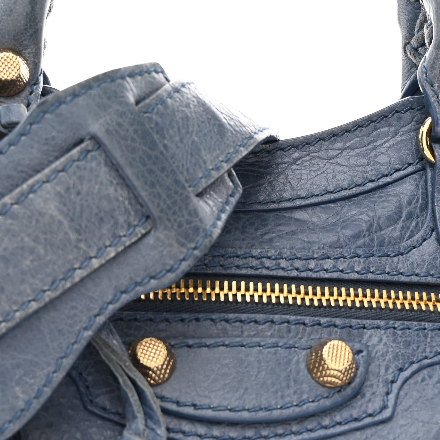 Balenciaga Agneau Arena Giant 12 Gold Le City Mini Bleu Persan 8 of 10